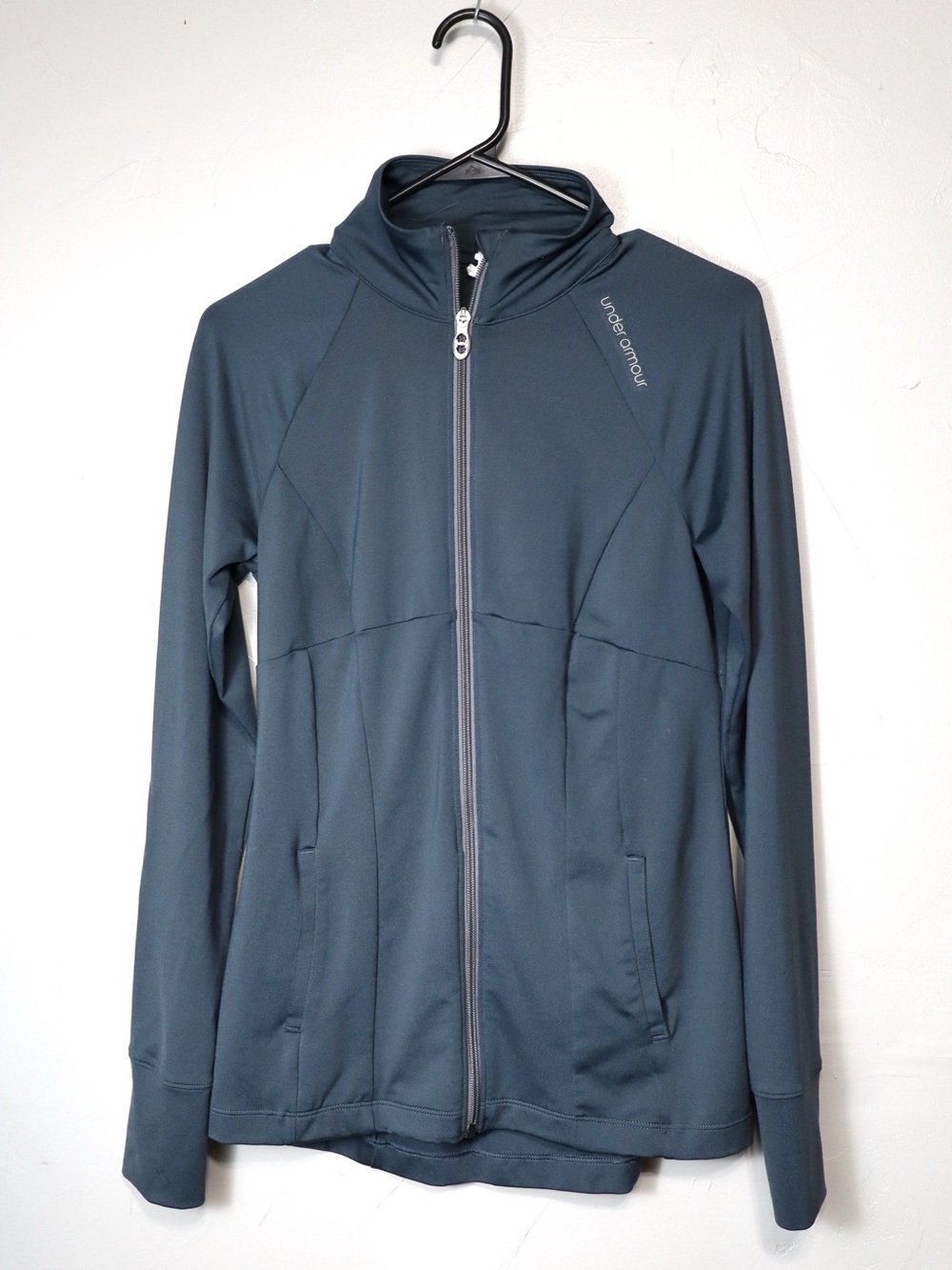Under Armour Blue Full Zip Semi Fitted Jacket Size Woman's Small